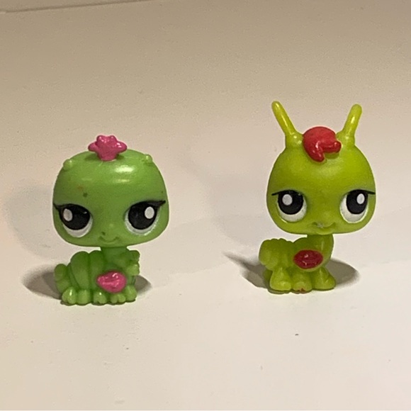 LOT OF 6 TEENIEST TINIEST LPS LITTLEST PET SHOP TOY FIGURES & 3 BOW ACCESSORIES - Picture 6 of 9